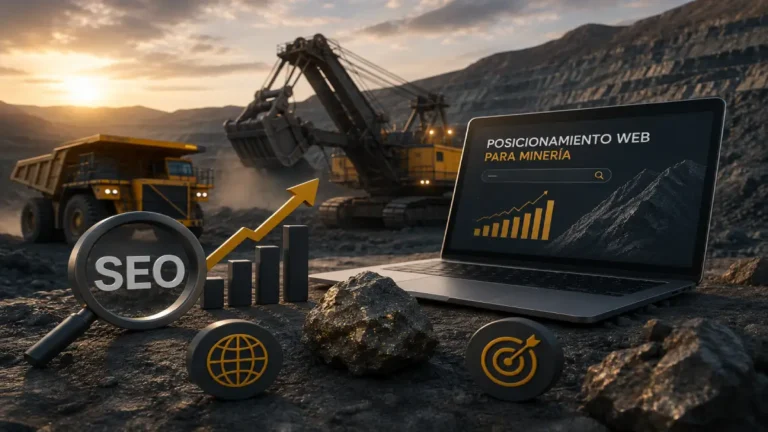 Posicionamiento web para minería